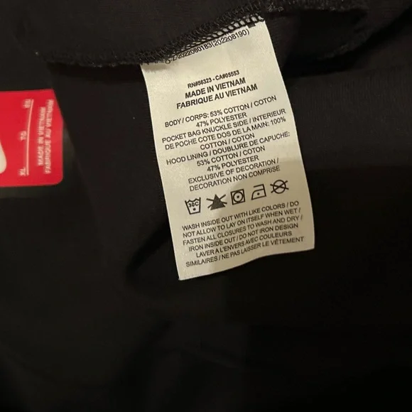 Nike Sportswear Tech Fleece Windrunner Full Zip Hoodie Black Mens XL - Picture 7 of 7